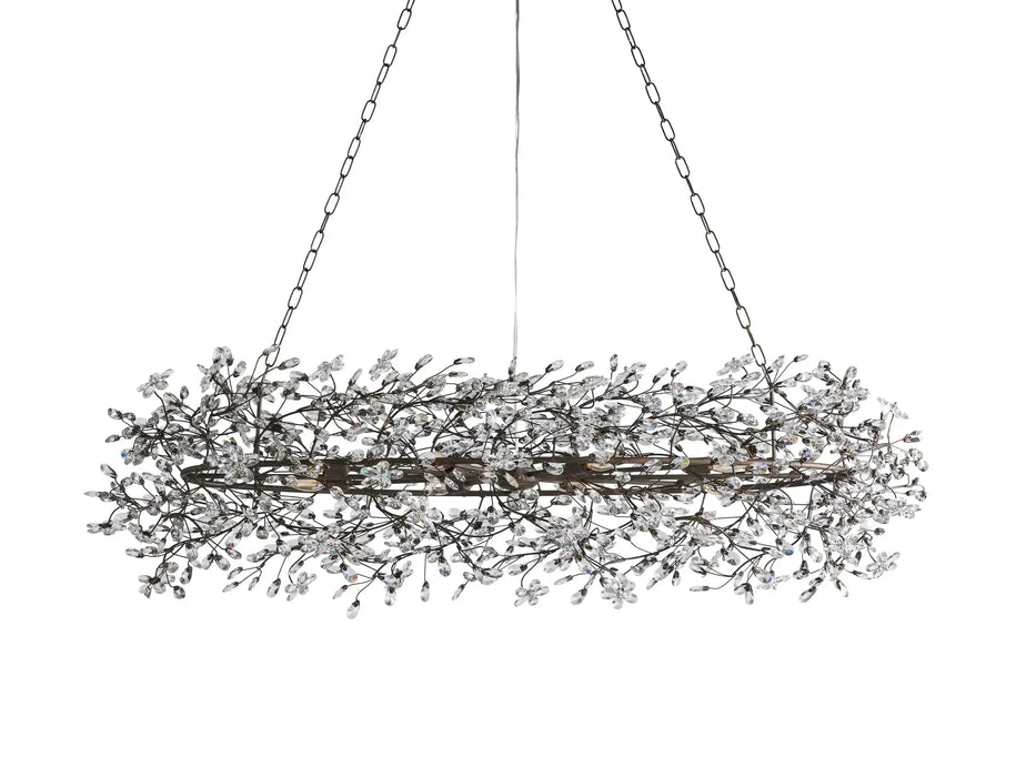 Fiore Oval Chandelier 62''74''-DWHOME