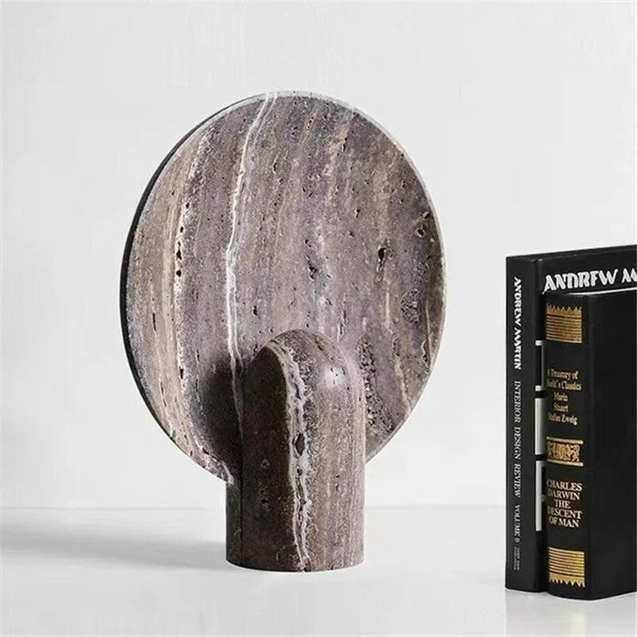 Natural Travertine Table Lamp - DWHOME
