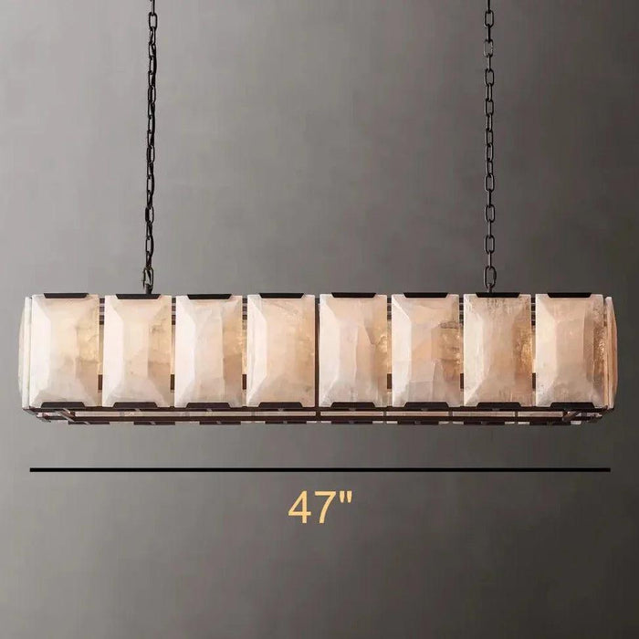 Villano Calcite Crystal Dining Room Chandelier - DWHOME