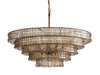 Ghiaccio Round Chandelier 36''48''-DWHOME