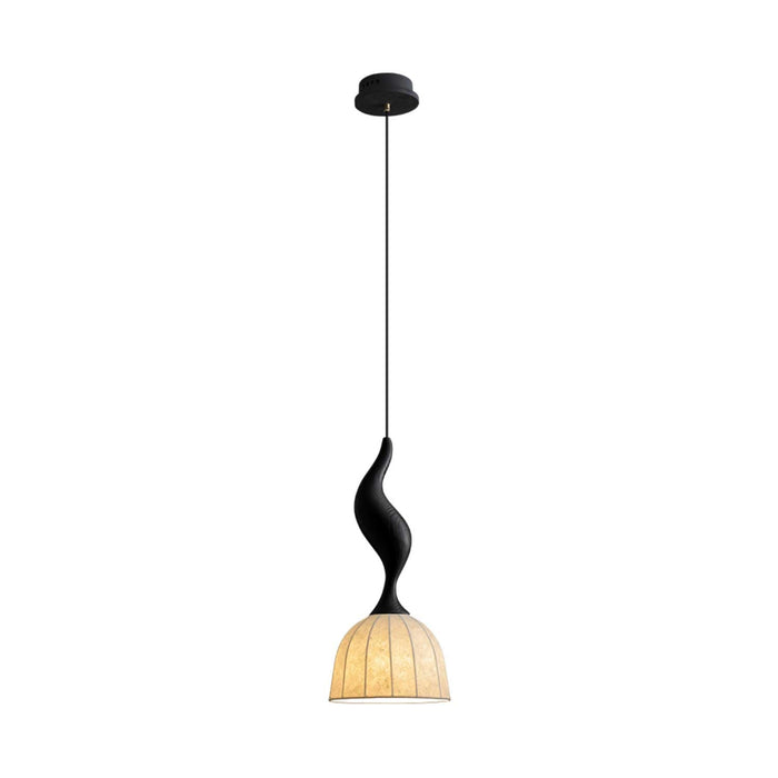 Elowen Twisted Wood Pendant Light-DWHOME