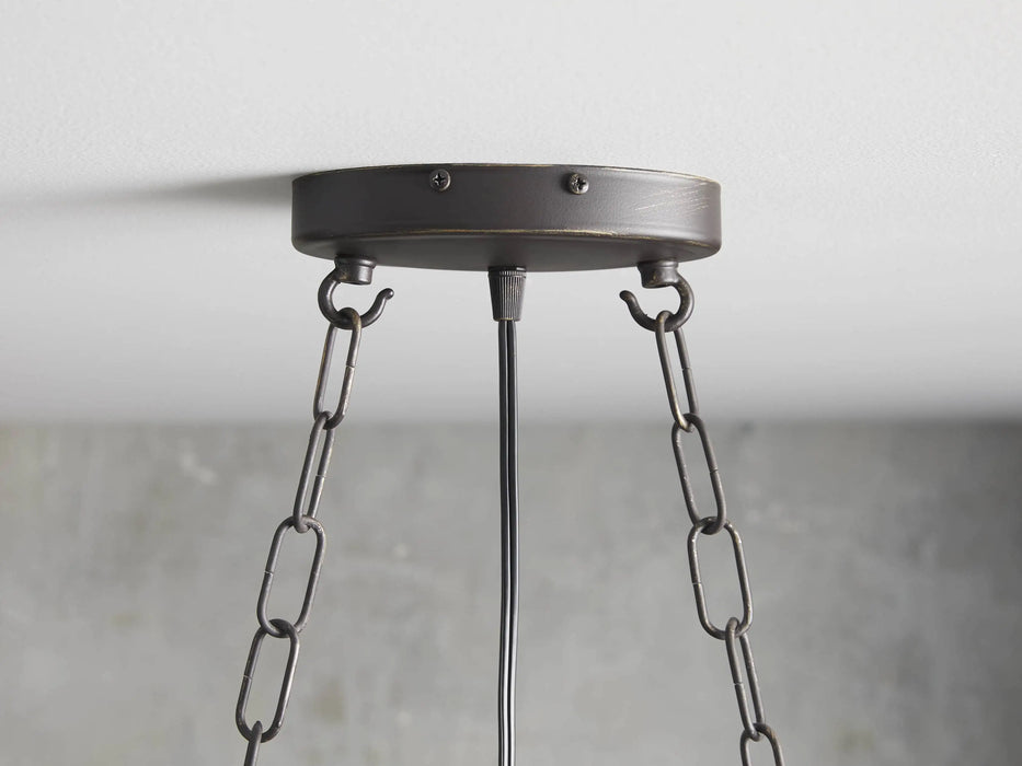 La Cage Rectangular Chandelier 7 Light