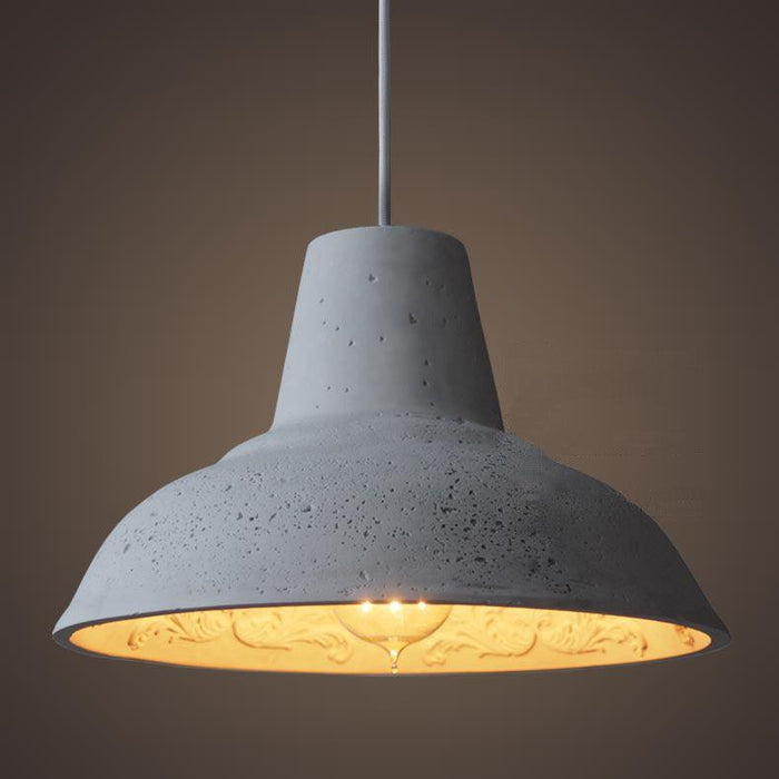 Reims Garden Concrete Cement Pendant Light-DWHOME