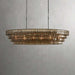 Ghiaccio Oval Chandelier 54''65''-DWHOME