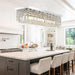 Crystal Kitchen Rectangle Chandelier 47" - DWHOME