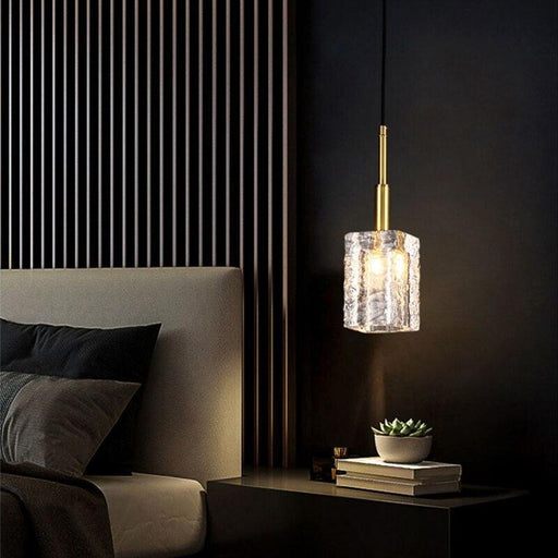 Copper & Crystal Pendant Lights For Kitchen-DWHOME