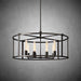 Baker Glass Lantern Modern Round Chandelier 33"44"55"-DWHOME