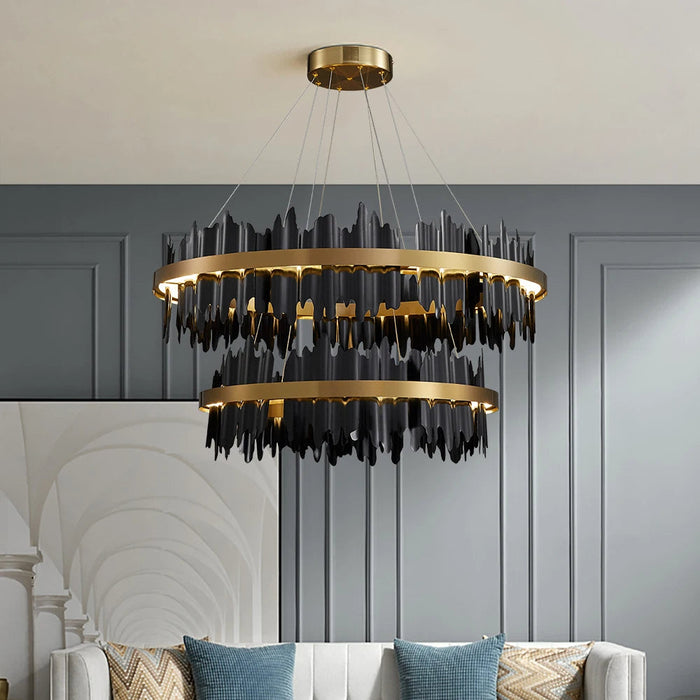 Nera 2-Tier Modern Chandelier-DWHOME