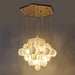 Moonshade Natural Marble Modern Chandelier-DWHOME