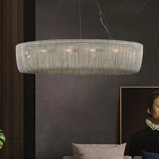 Cadena Chain Tassel Modern Chandelier-DWHOME