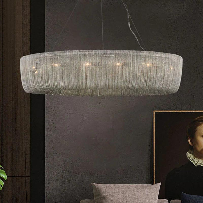 Cadena Chain Tassel Modern Chandelier-DWHOME