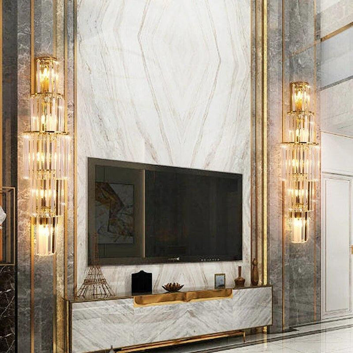 Gio 32" Crystal Wall Sconce - DWHOME