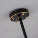 Diamante Crystal Branch Chandelier, Black-DWHOME