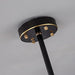 Bari Crystal Branch Chandelier, Black - DWHOME