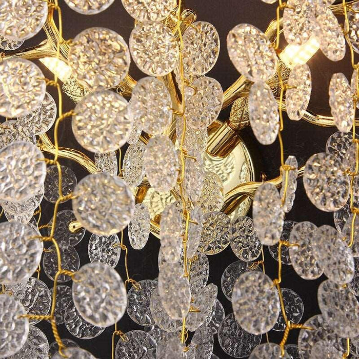 Albero Frost Crystal Wall Sconce - DWHOME