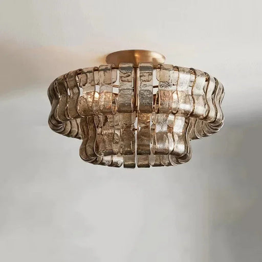 Riviera Flush Mount Chandelier-DWHOME
