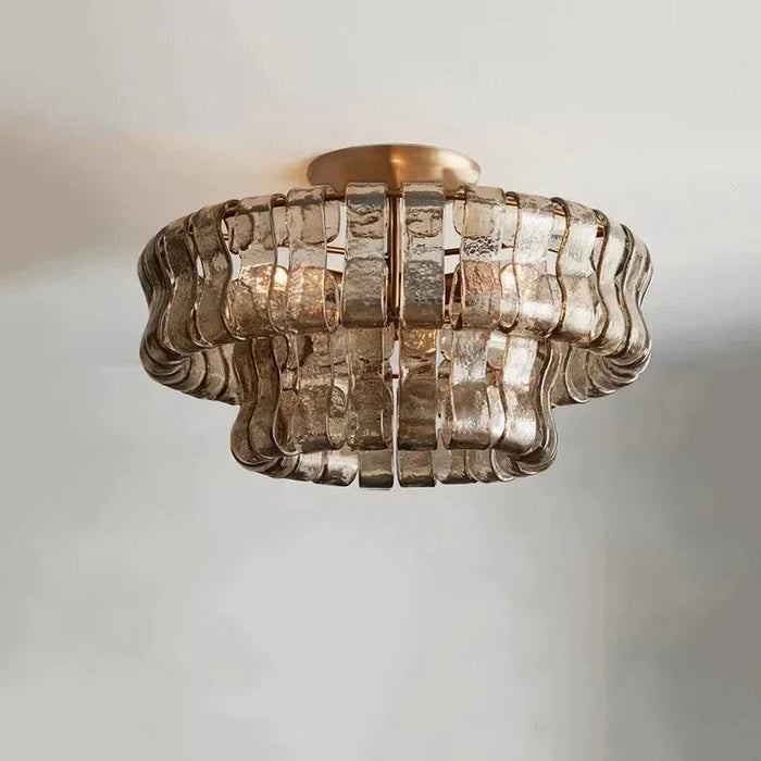 Riviera Flush Mount Chandelier-DWHOME