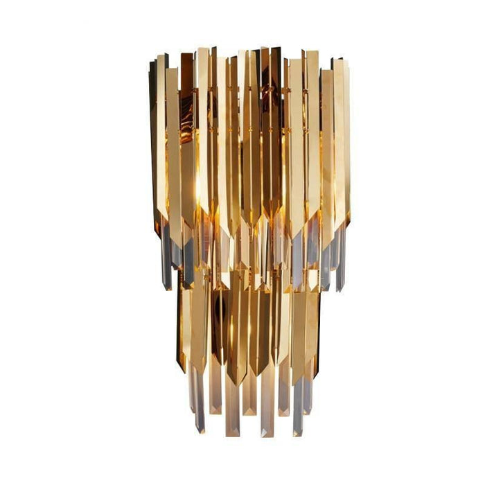 Legance Gold Plated Crystal Wall Sconce - DWHOME