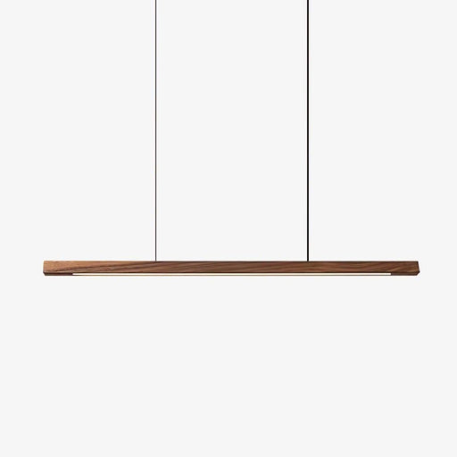 Linear Wooden Pendant Light-DWHOME