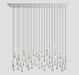 Soltaire Linear Chandelier 37"50"70"87"120"-DWHOME