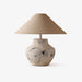 Distressed White Ceramic Table Lamp - Vakkerlight