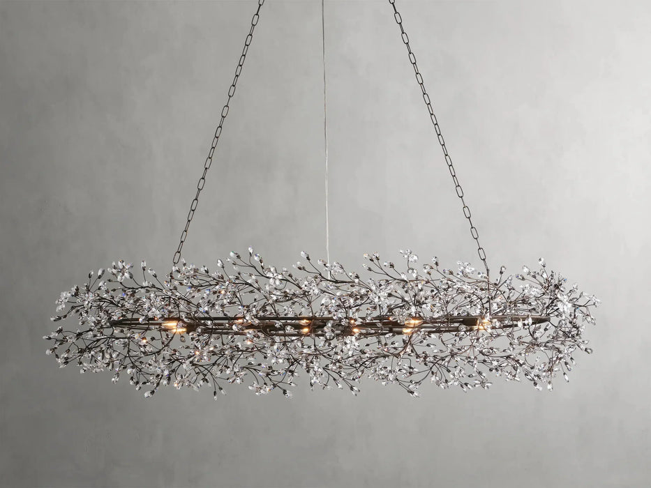 Fiore Oval Chandelier 62''74''-DWHOME