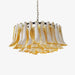Petal Amber Murano Glass Chandelier-DWHOME