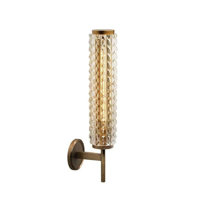 Crystal & Copper Contemporary Wall Sconce - DWHOME