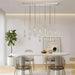 Soltaire Linear Chandelier 37"W-DWHOME