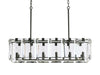 Amaya Rectangular Chandelier 12/16 Light-DWHOME