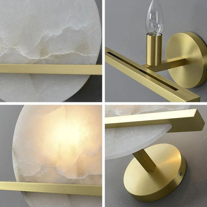 Natural Marble Wall Light Sconce - DWHOME