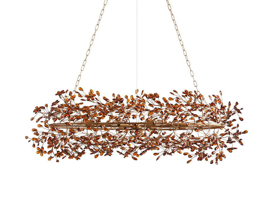 Fiore Oval Chandelier 62''74''-DWHOME