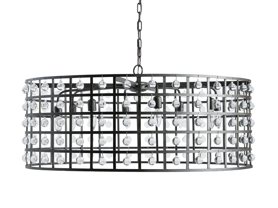 La Cage Round Chandelier 6/8/12 Light-DWHOME