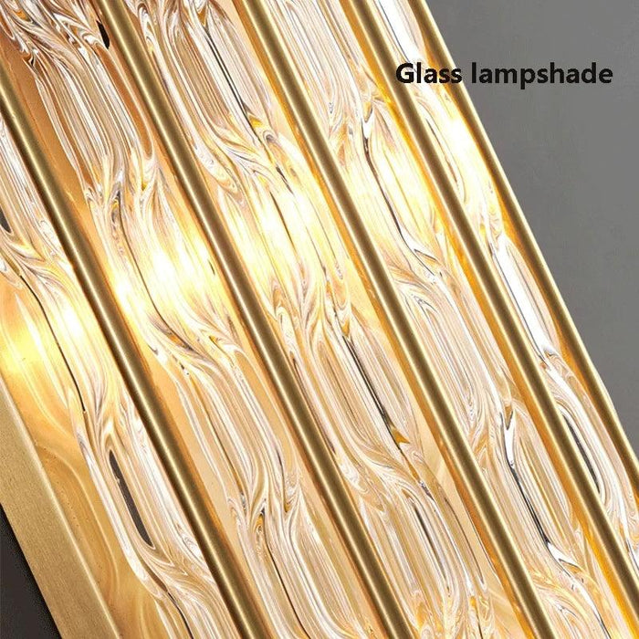 Modern Copper & Glass Wall Sconce - DWHOME