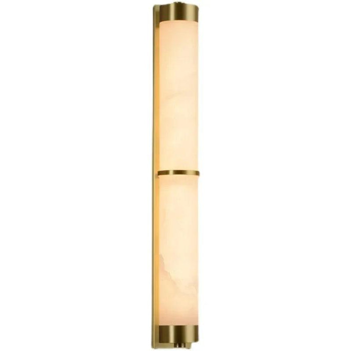 23" Natural Marble & Brass Wall Light - DWHOME