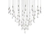 Soltaire Round Chandelier 58"W-DWHOME