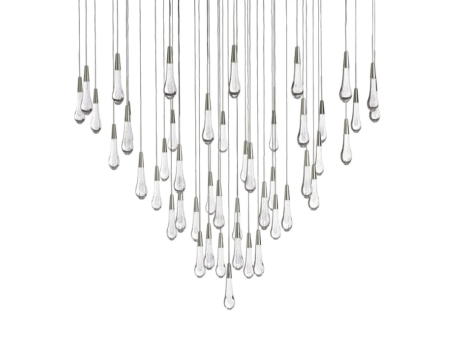 Soltaire Round Chandelier 58"W-DWHOME