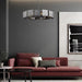 Stainless Steel Industrial Modern Ring Chandelier-DWHOME