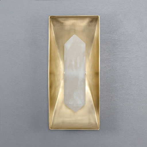 Natural Marble & Copper Wall Sconce-DWHOME