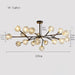 Rama Branch Chandelier, Black-DWHOME