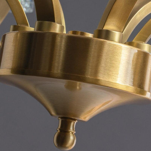 10-Light Contemporary Crystal Chandelier - DWHOME