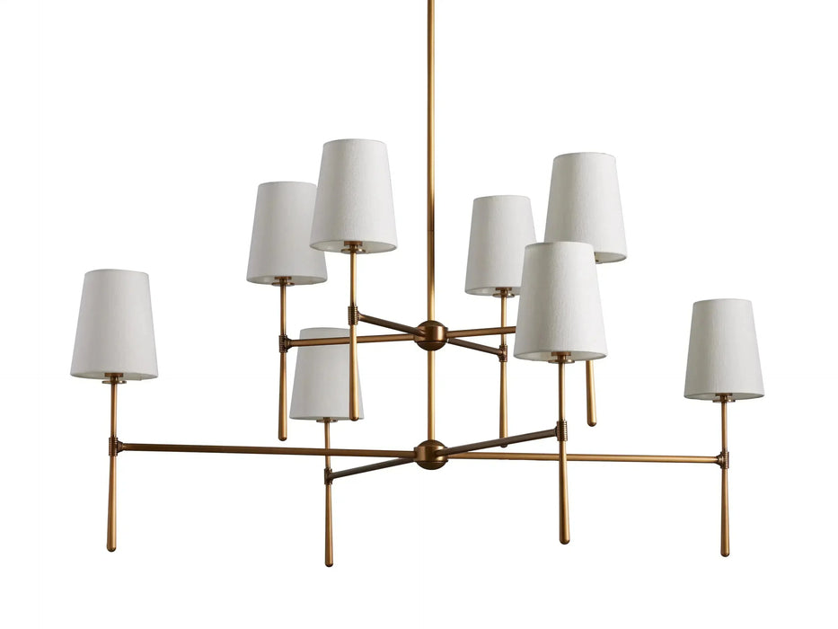 Rhodes 2-Tier Round Chandelier-DWHOME
