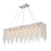 Adena Crystal Tassel Dining Room Chandelier - DWHOME