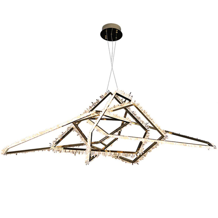 Marty Modern Rock Crystal Irregular Chandelier-DWHOME