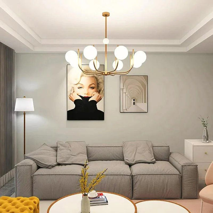 6-8-10 Lights Mid Century Modern Ceiling Light - DWHOME