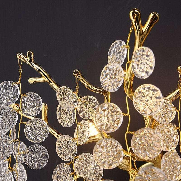Albero Frost Crystal Wall Sconce - DWHOME