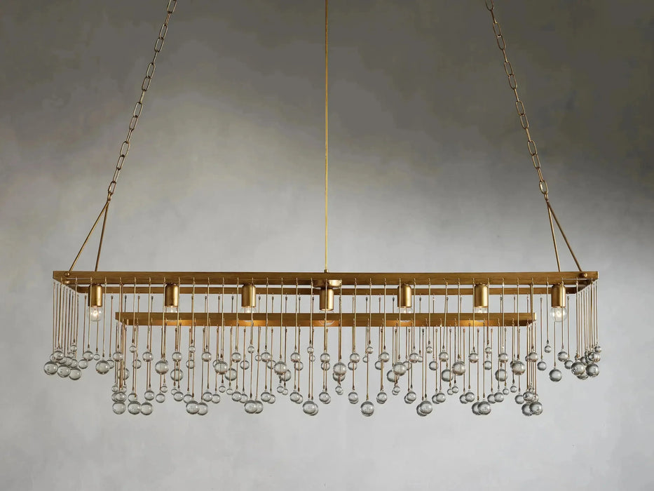 Aubrey Rectangular Chandelier 47''60'' - Singapore Designer Lighting