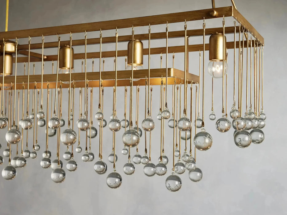 Aubrey Rectangular Chandelier 47''60''-DWHOME