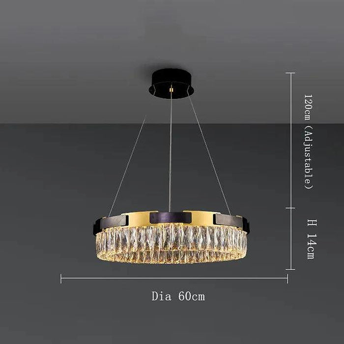 Luminaire contemporain en cristal Siena - DWHOME