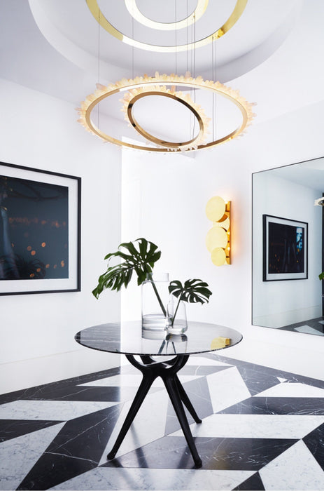 Ring Quartz Chandelier-DWHOME
